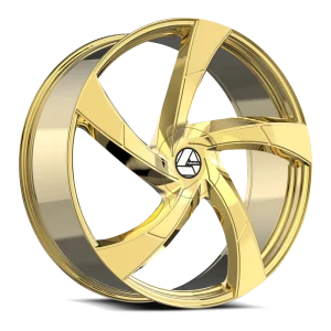 Azara – AZA-524 – Gold – 20″x8.5″ 35mm – All weather Wheels – AZA-52420853635NG